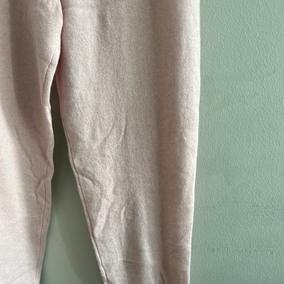 White + Warren 100% cashmere powder pink joggers - Picture 6 of 10